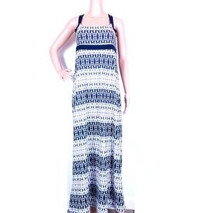 Eddie Bauer Women Dress Maxi Cross Back Size M - NWOT